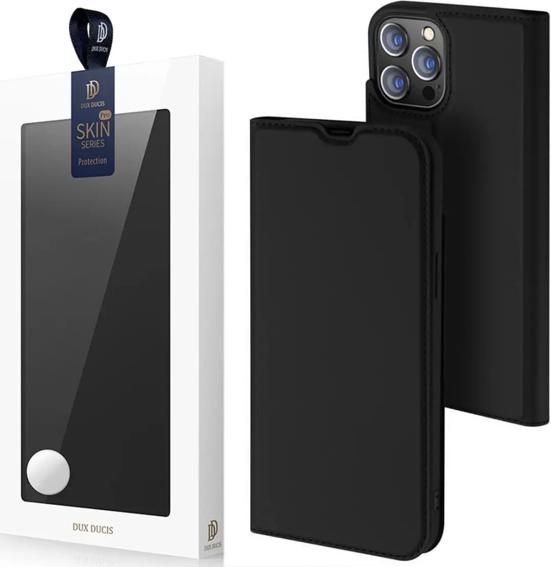 Dux Ducis Wallet Case Slimline IP13PM-07 - iPhone 13 Pro Max - Zwart