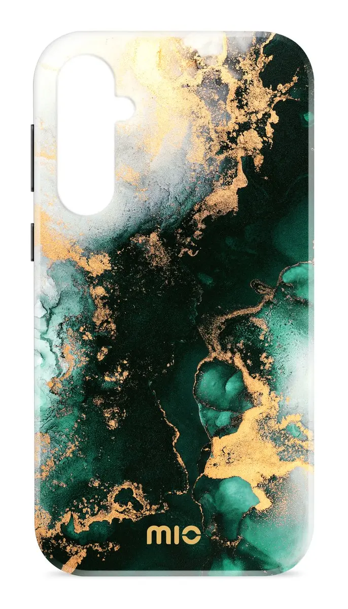 Mobilize MIO Hoesje S24 FE - Green Marble - MagSafe