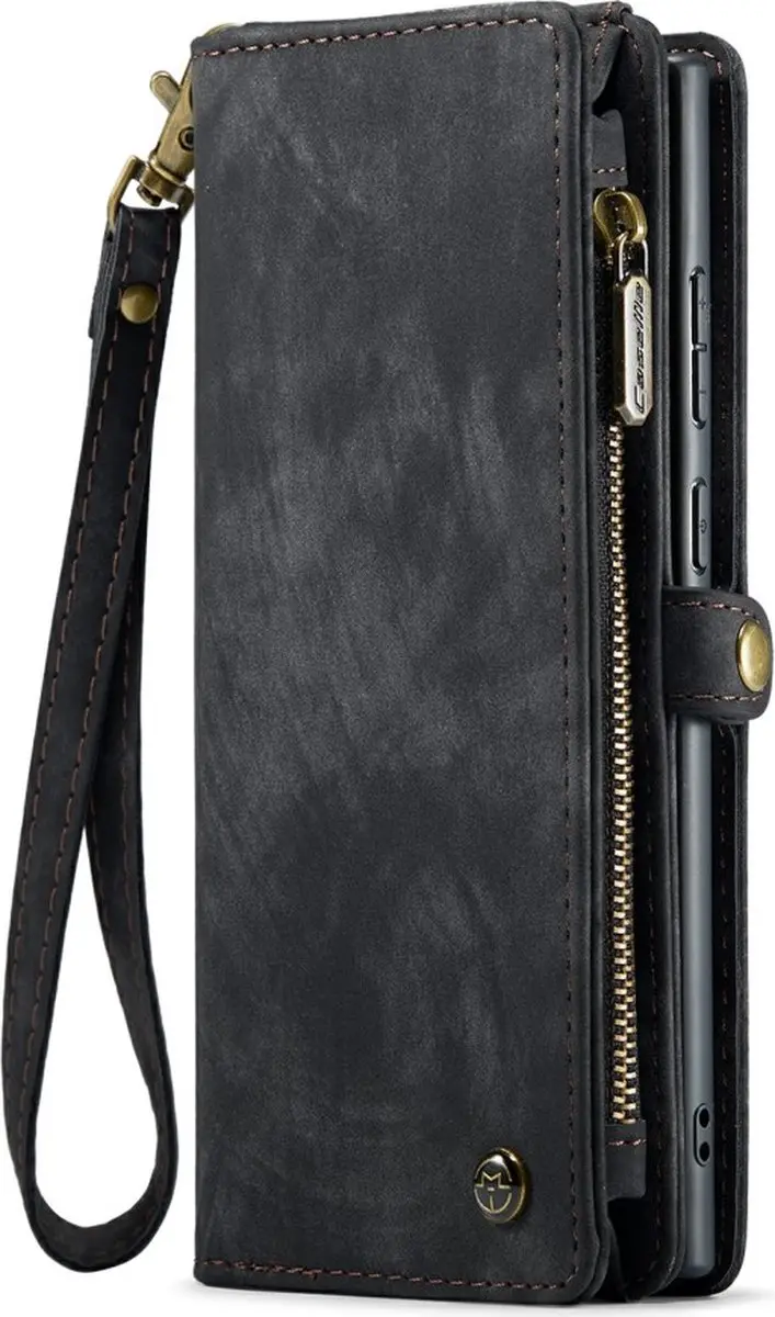 Caseme 008 Hoesje Samsung Galaxy S24 Ultra - Portemonnee 5 Pasjes - Zwart
