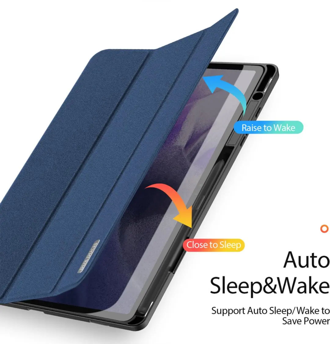 Dux Ducis Domo Bookcase Samsung Galaxy Tab S9 11" - Donkerblauw - afbeelding 6 van 6