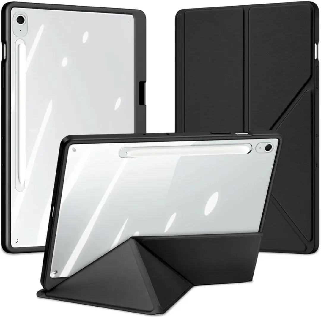 Dux Ducis Hoes Samsung Galaxy Tab S10 FE Plus - Zwart - afbeelding 6 van 6
