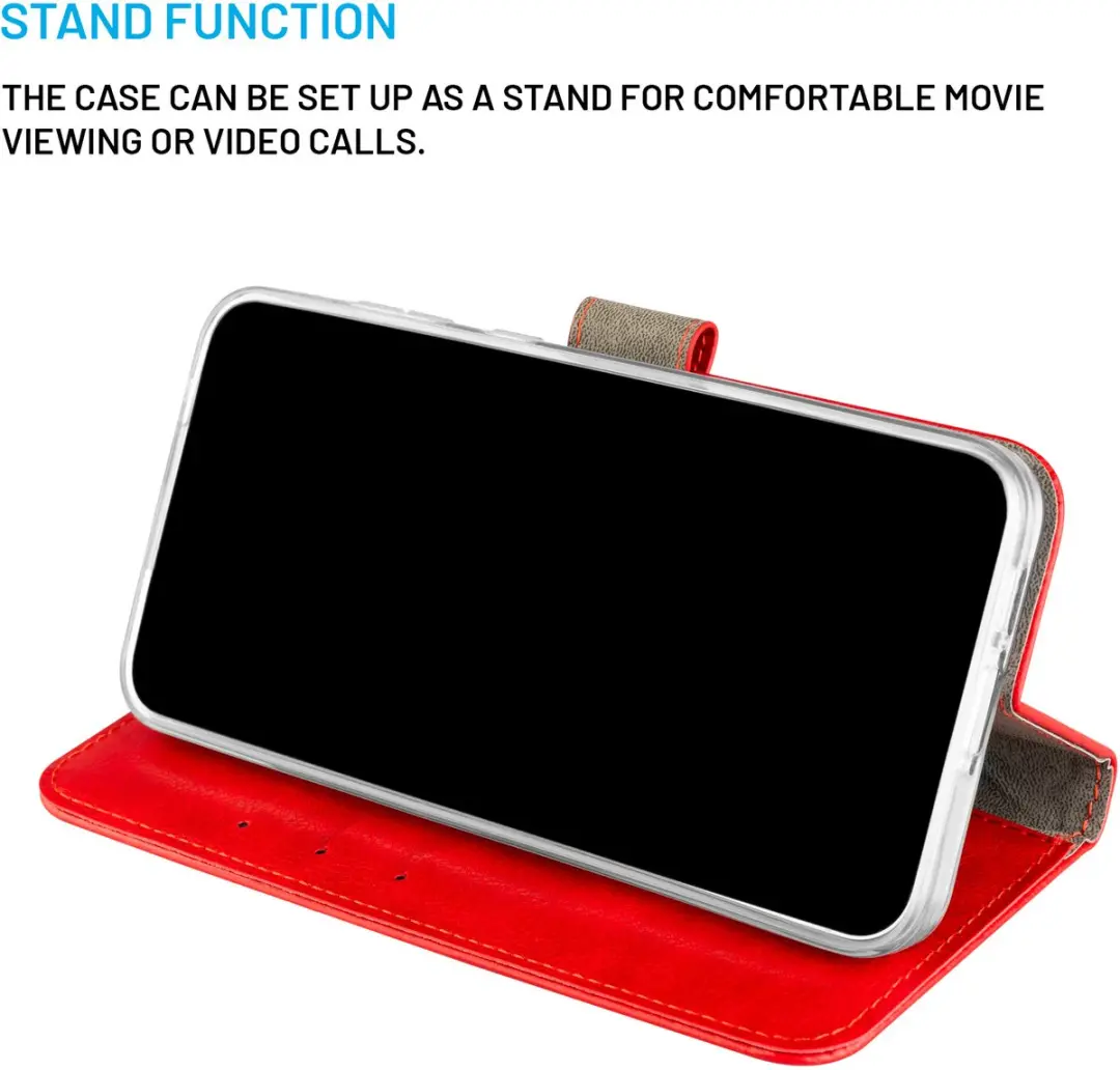 Fixed Opus Flip Cover FIXOP3-1502-RD - Rood - 3 Pasjes - afbeelding 6 van 6