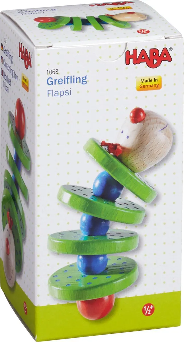 Haba Rammelaar Flapsi - Groen/Blauw/Rood/Blank