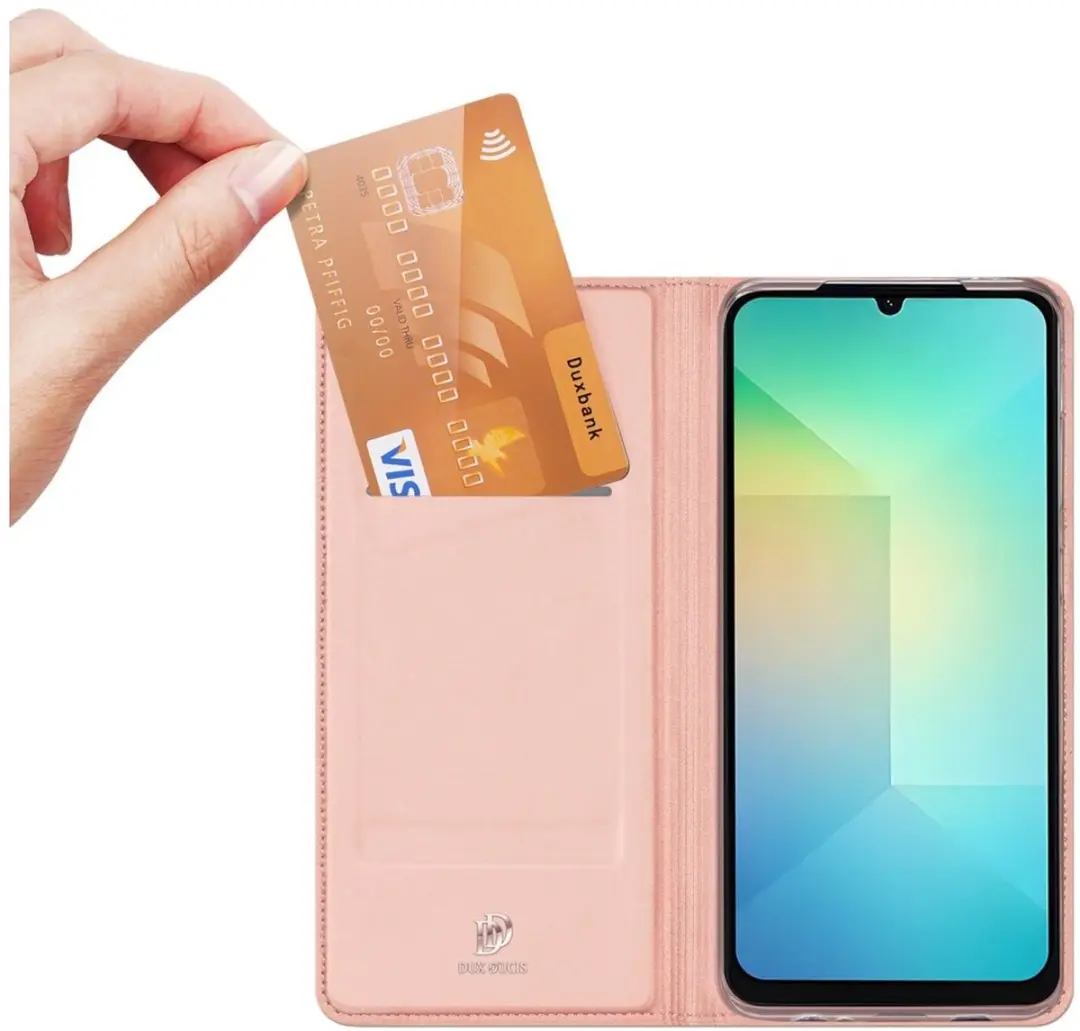 Dux Ducis Skin Pro Hoesje Samsung Galaxy A07 - Roze