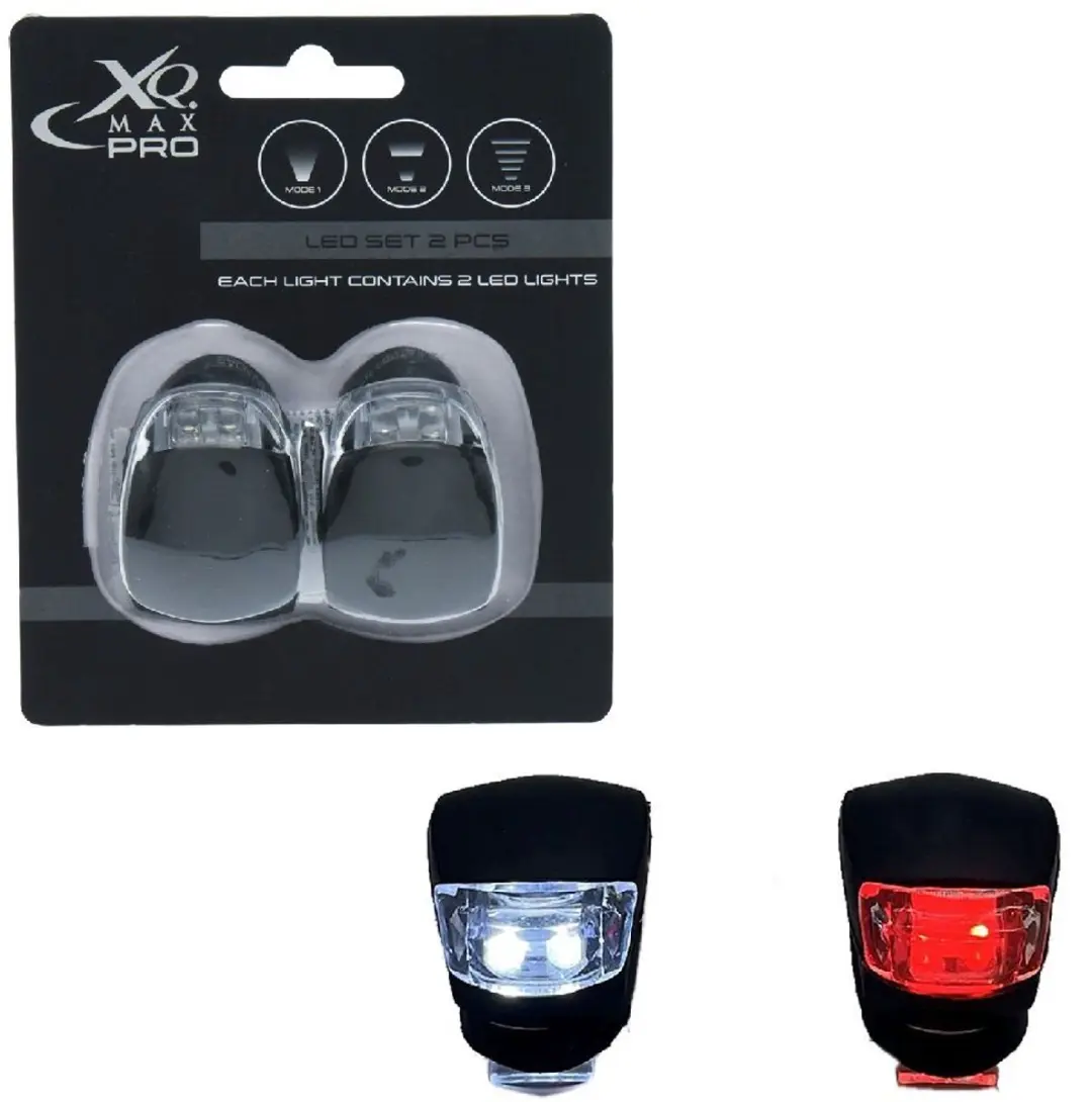 XQMax Fietsverlichtingset LED - Wit