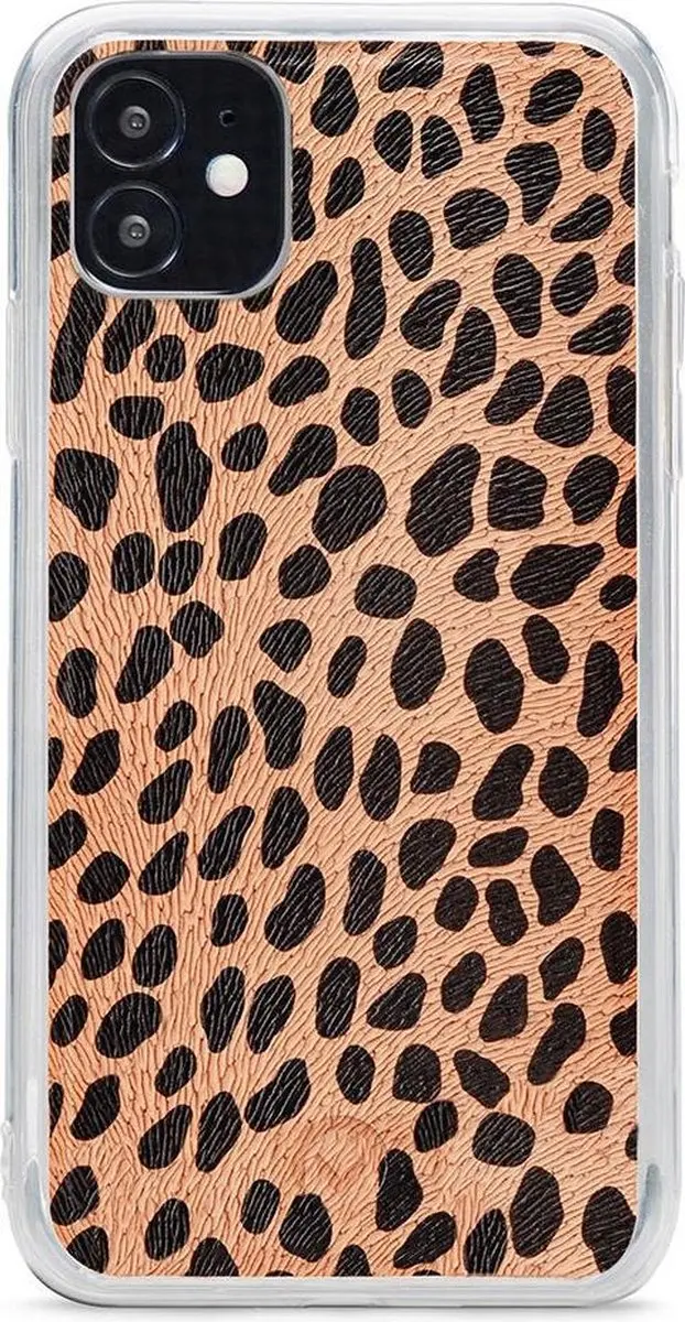 Mobilize iPhone 12 Mini Hoesje Luipaard Groen - 4 Pasjes
