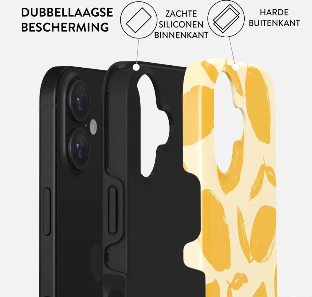 Burga Tough Case Apple iPhone 16 Lemon Tart