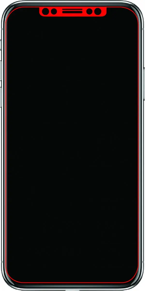 Mobilize iPhone X Glas Screenprotector - Case Friendly
