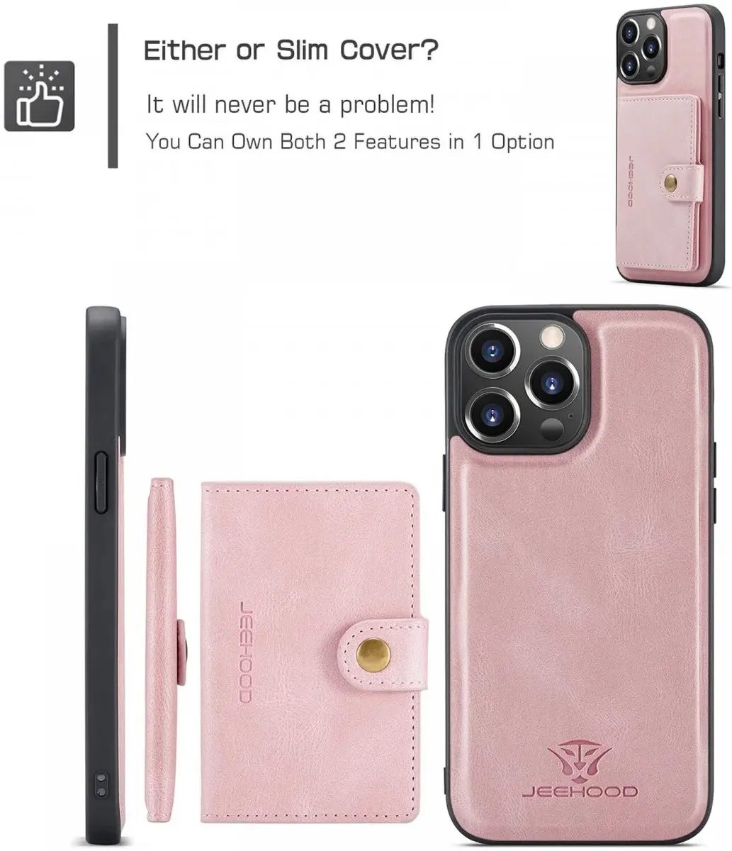 Caseme JH-01 Hoesje iPhone 15 Pro - Roze