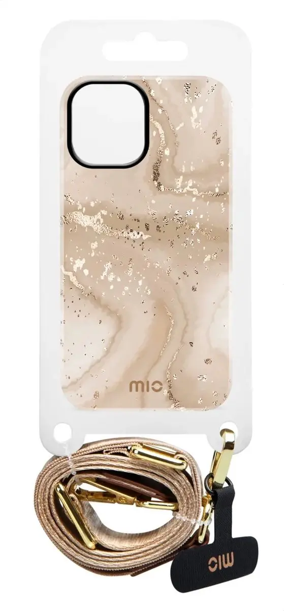 Mobilize Mio Nylon Universeel Telefoonkoord Verstelbaar - Sand - afbeelding 6 van 6