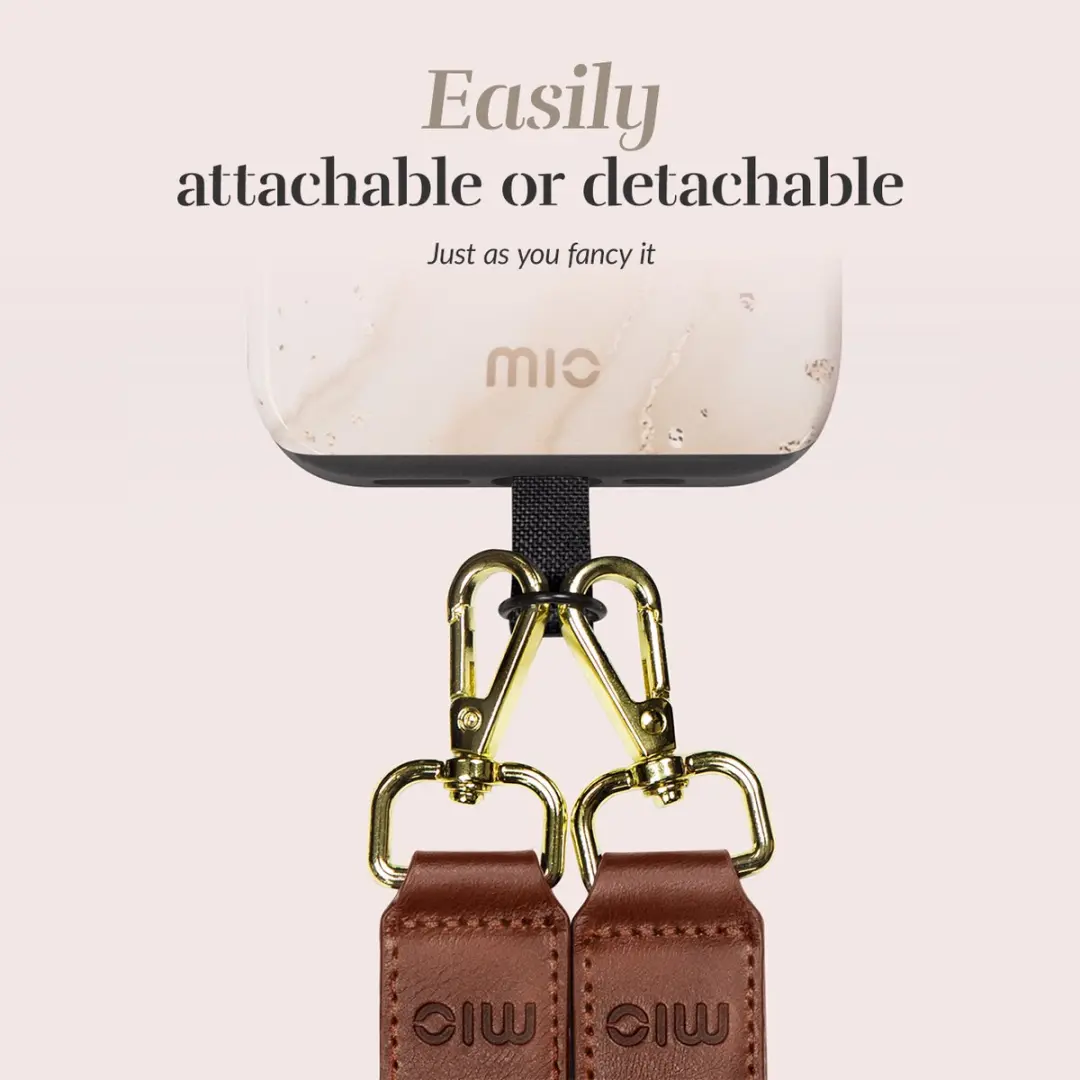 Mobilize Mio Nylon Universeel Telefoonkoord Verstelbaar - Sand