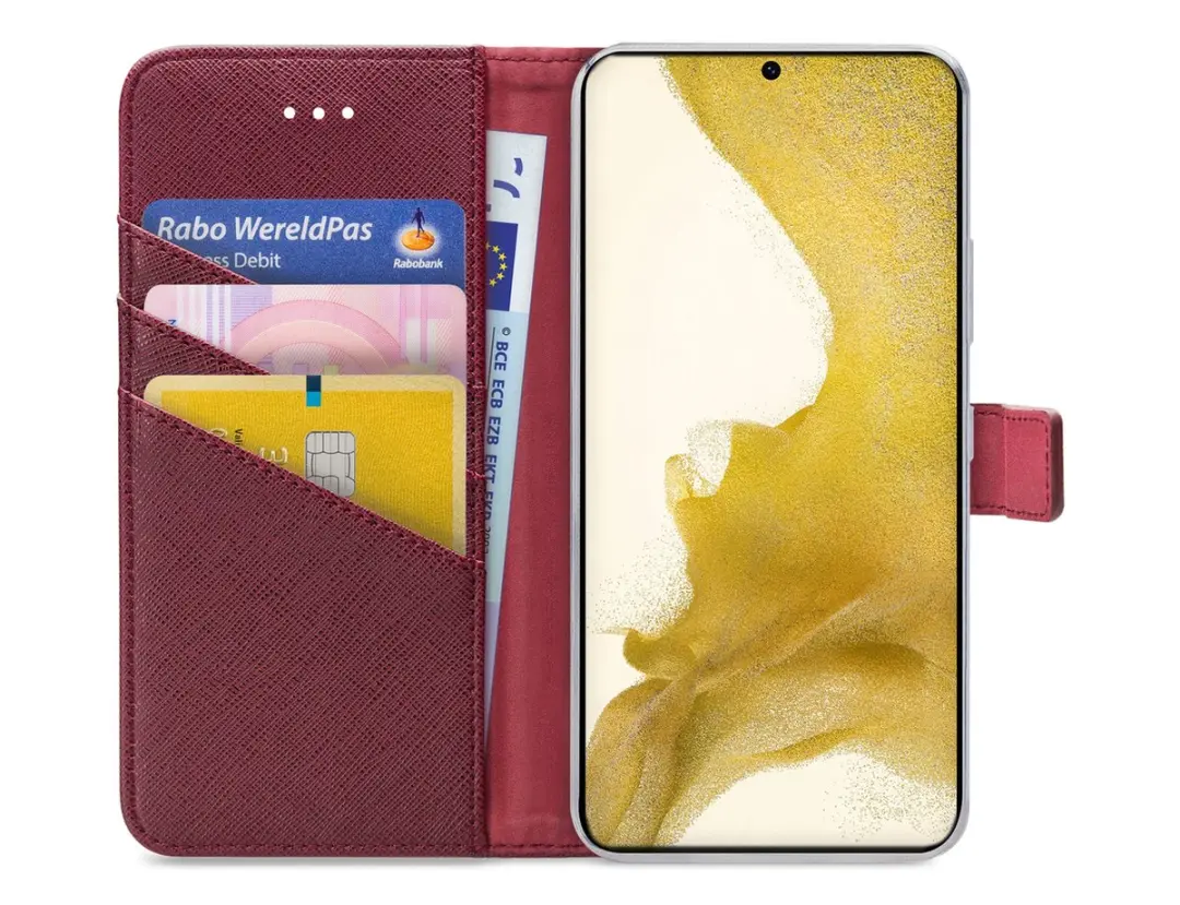 My Style MSFWLT1340 Telefoonhoesje Samsung Galaxy S22 Plus - Bordeaux