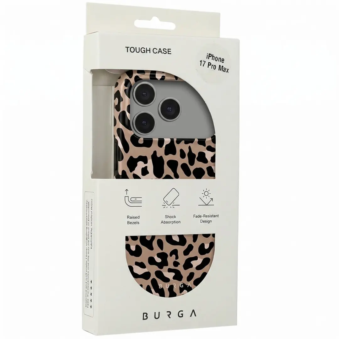 Burga Tough Series MagSafe Hoesje iPhone 17 Pro Max - Luipaard - BRGTOCASEMAGIP17PMPI