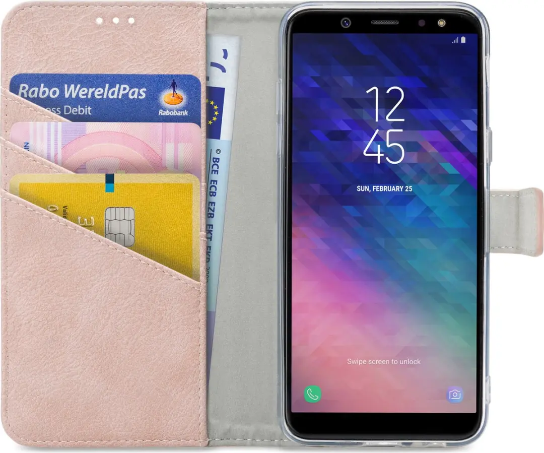My Style MSFWLT1056 Telefoonhoesje Samsung Galaxy A6 2018 - Roze