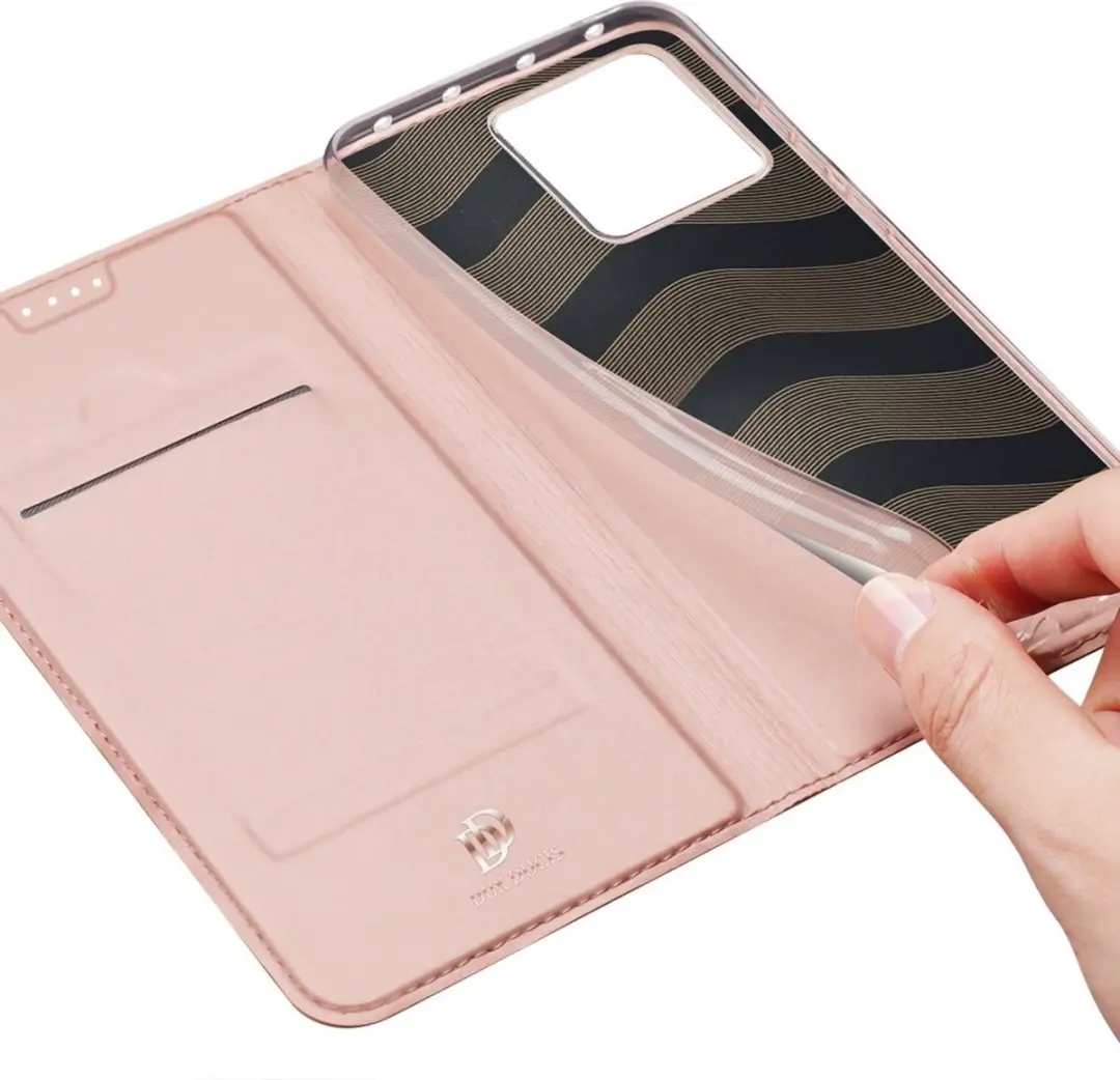 Dux Ducis Xiaomi 13 Slim Bookcase Hoesje - Rose Goud