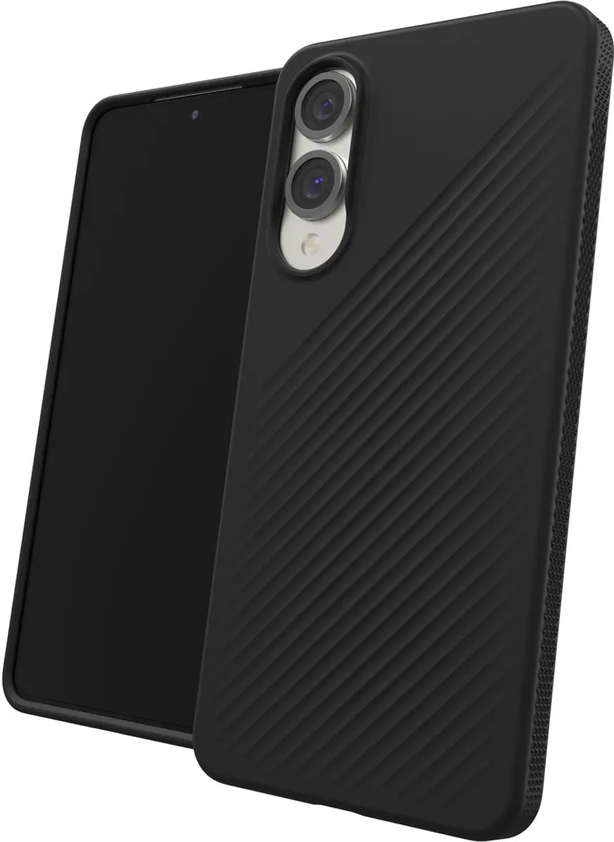 ZAGG Luxe Hoesje Samsung Galaxy S25 Edge - Grafeen Back Cover 702318590 - Zwart