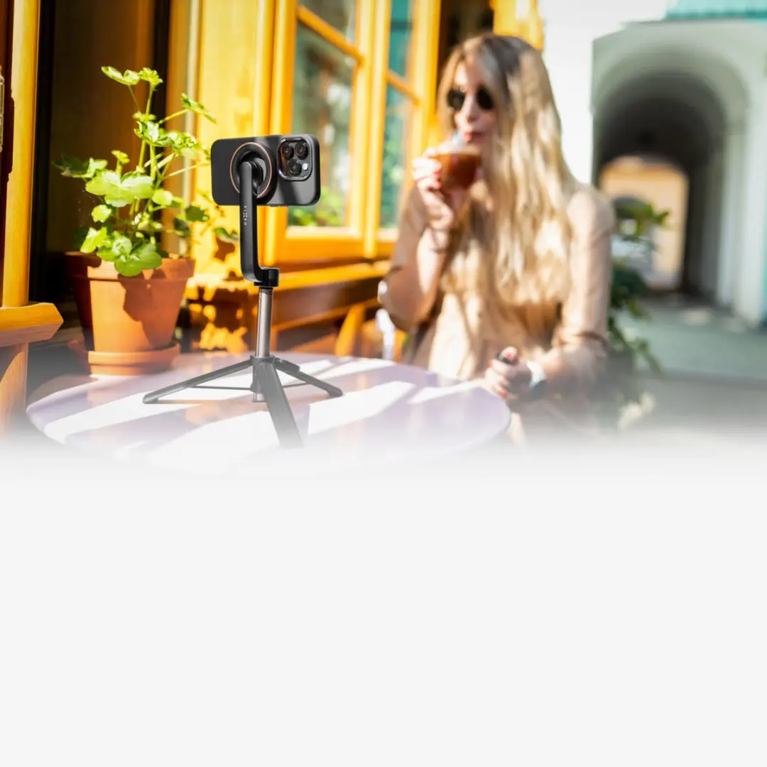 Fixed MagSnap Selfie Stick - MagSafe Compatibel - Zwart