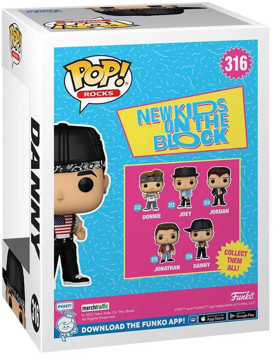 Funko POP! Rocks Danny New Kids On The Block - 9cm - Multicolours
