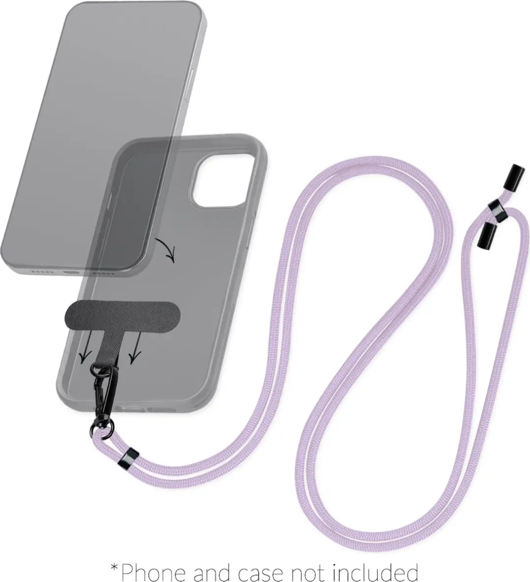 Mobilize Nylon Universeel Telefoonkoord Verstelbaar