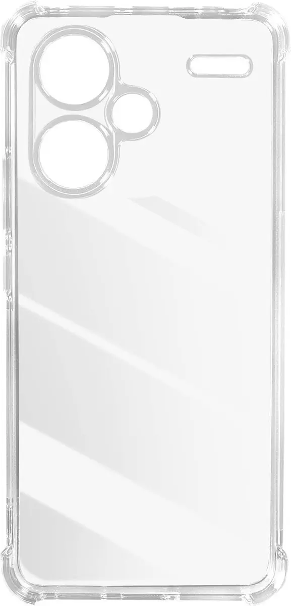 Imak Hoes Xiaomi Redmi Note 13 Pro+ TPBUMP-IMAK-CL-N13P - Transparant