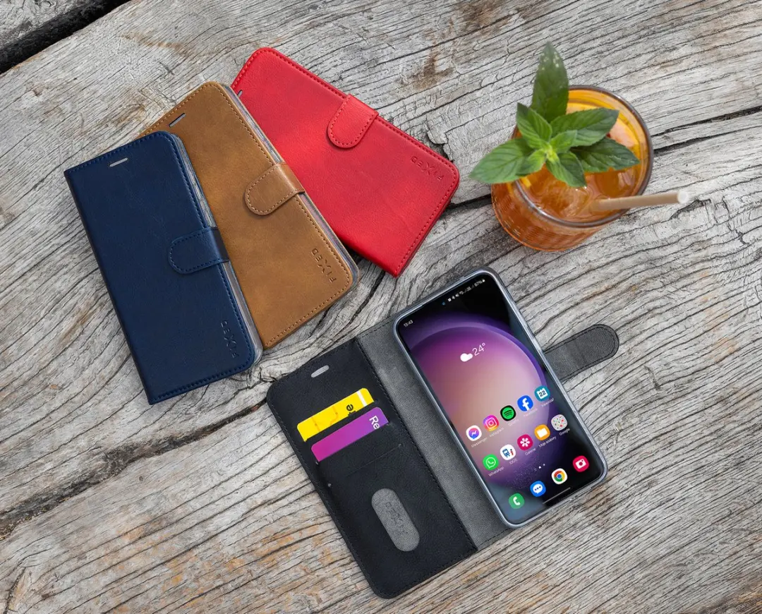 Fixed Opus Flip Cover FIXOP3-1702-BL - Samsung Galaxy A37 5G - Blauw