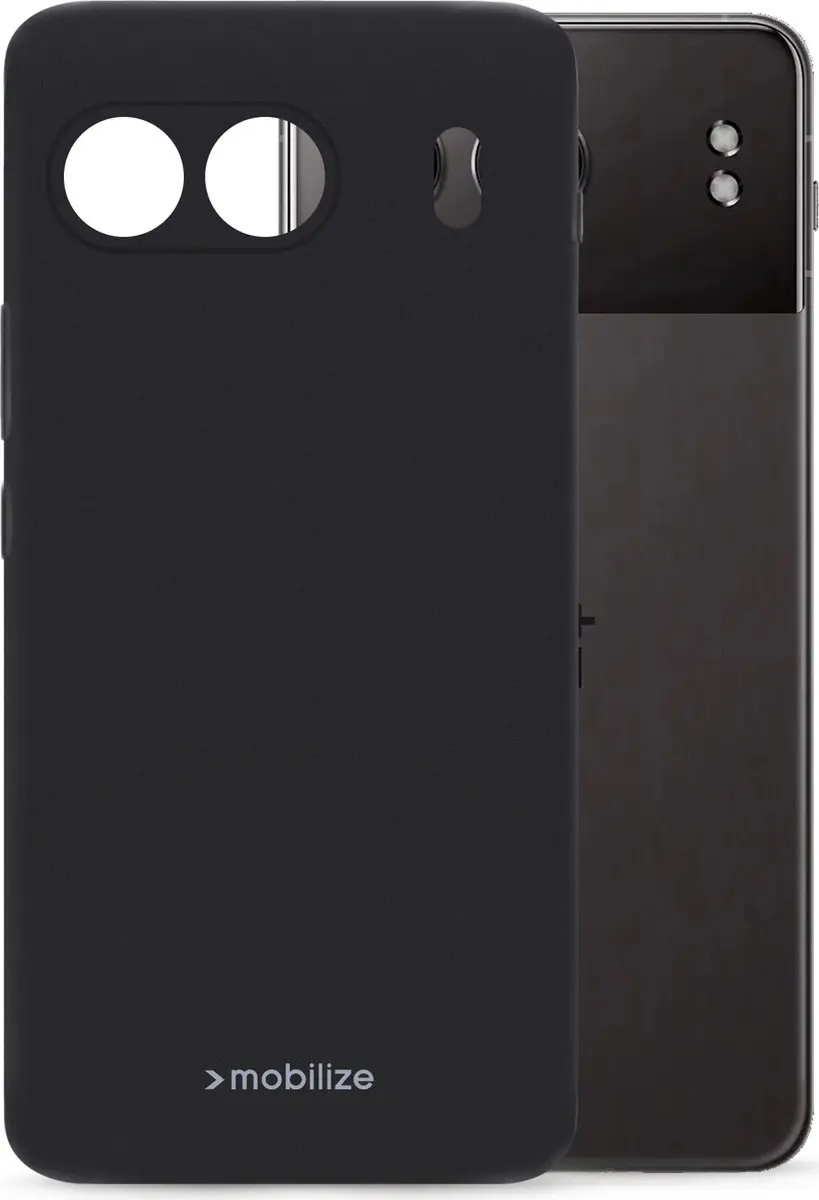 Mobilize Rubber Gelly Hoesje OnePlus Nord 4 - Zwart