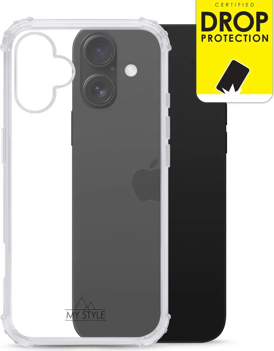 My Style MSPFCS1118 iPhone 16 Hoesje - Transparant