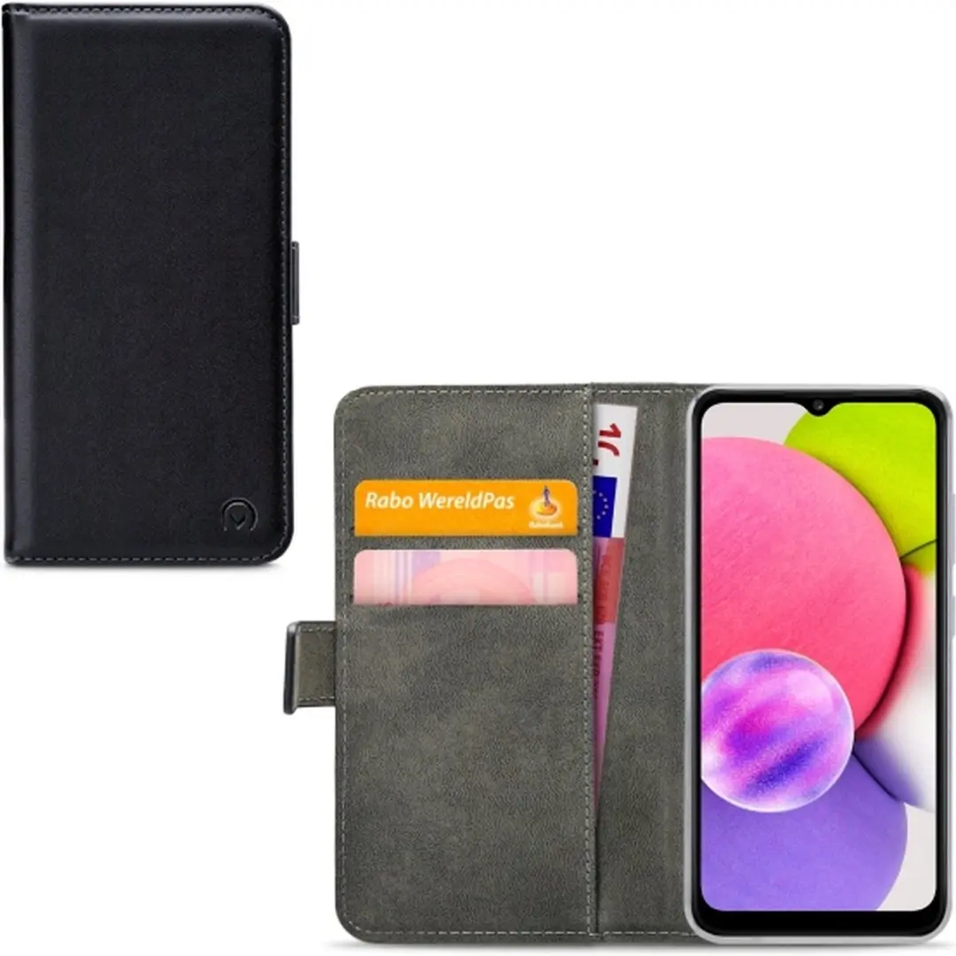 Mobilize Classic Gelly Wallet Bookcase Samsung Galaxy A03 - Zwart - afbeelding 6 van 6