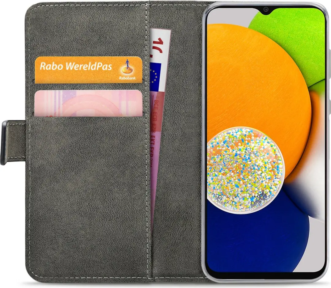 Mobilize Classic Gelly Wallet Bookcase Samsung Galaxy A03 - Zwart