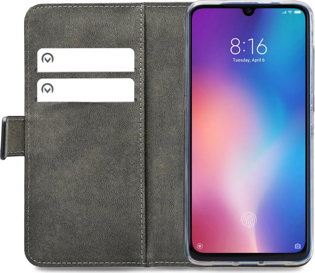 Mobilize Classic Gelly Wallet Bookcase Xiaomi Mi 9 - Pasjeshouder Zwart