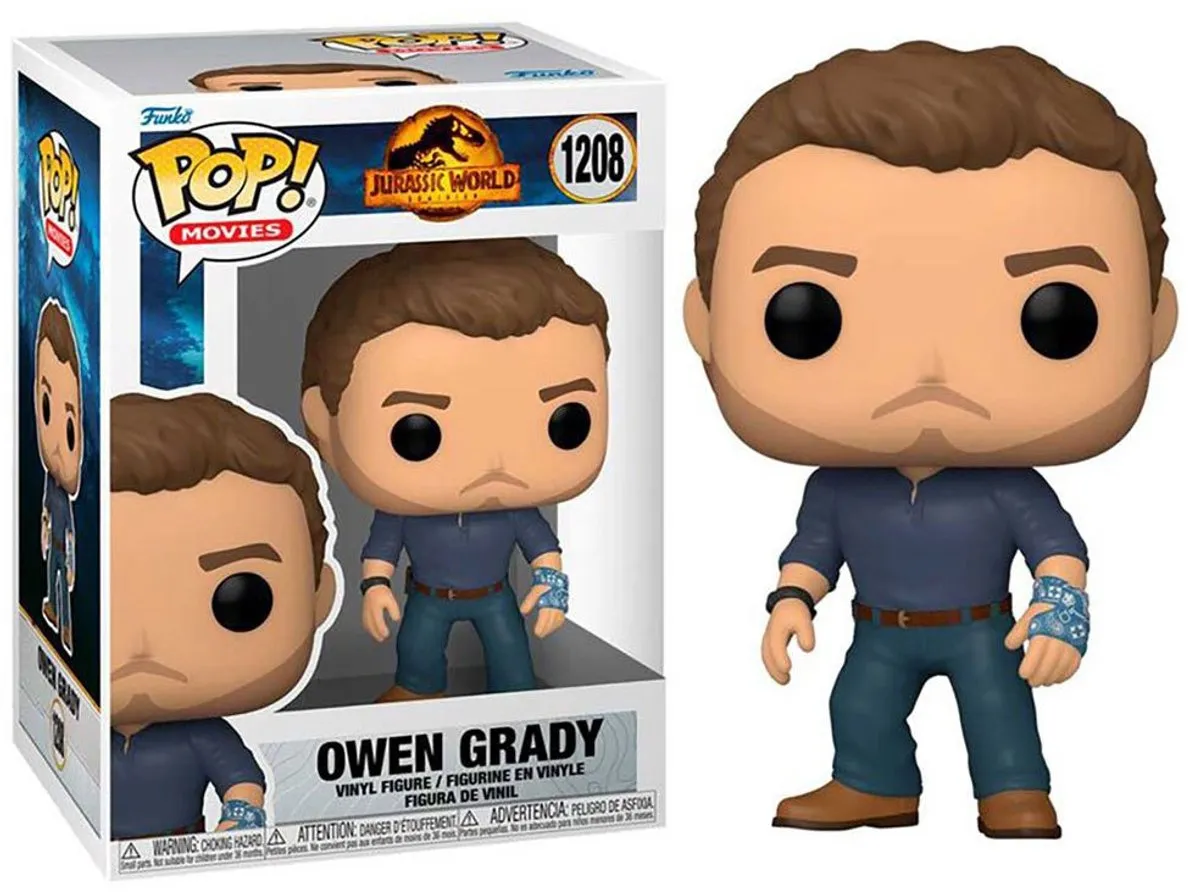 Funko Jurassic World POP! Owen Grady Verzamelfiguur - 9cm - Multicolor