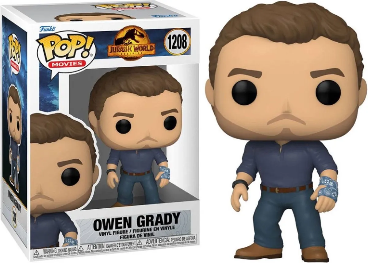 Funko Jurassic World POP! Owen Grady Verzamelfiguur - 9cm - Multicolor