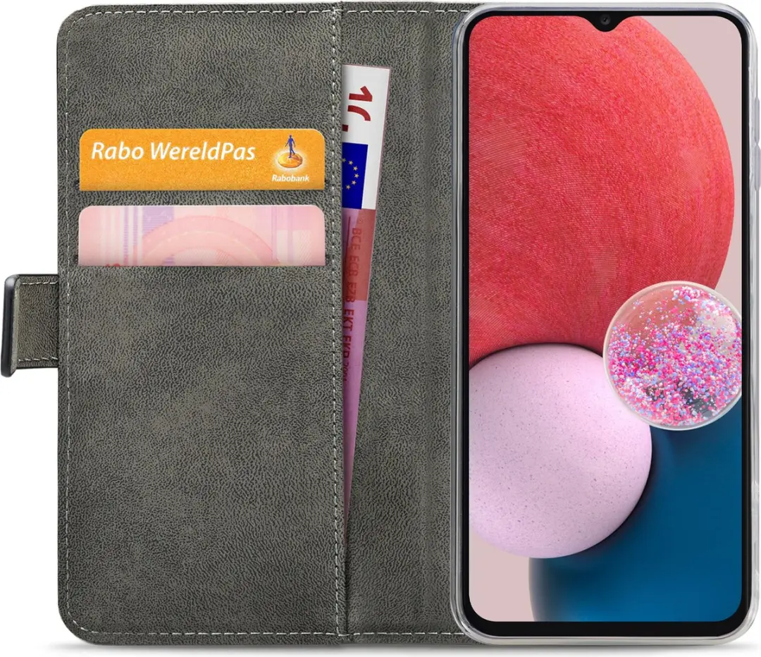 Mobilize Classic Gelly Wallet Bookcase Samsung Galaxy A13 4G - Zwart