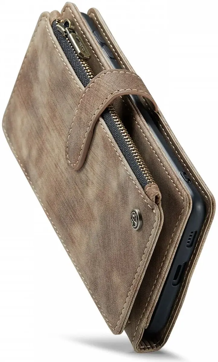 Caseme C30 Hoesje Samsung Galaxy S24 - Bruin - afbeelding 6 van 6