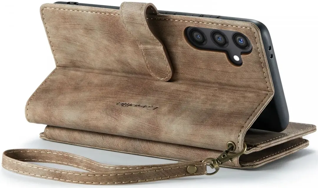 Caseme C30 Hoesje Samsung Galaxy S24 - Bruin