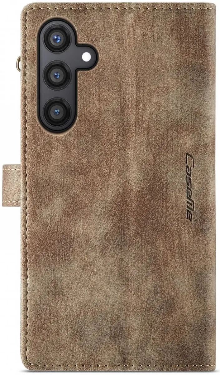 Caseme C30 Hoesje Samsung Galaxy S24 - Bruin