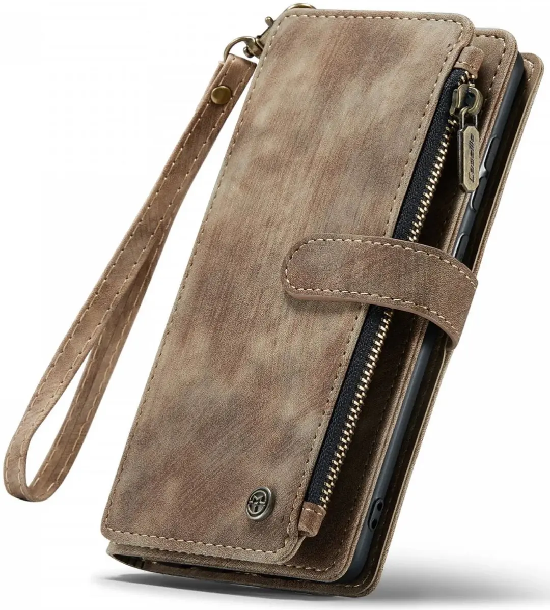 Caseme C30 Hoesje Samsung Galaxy S24 - Bruin