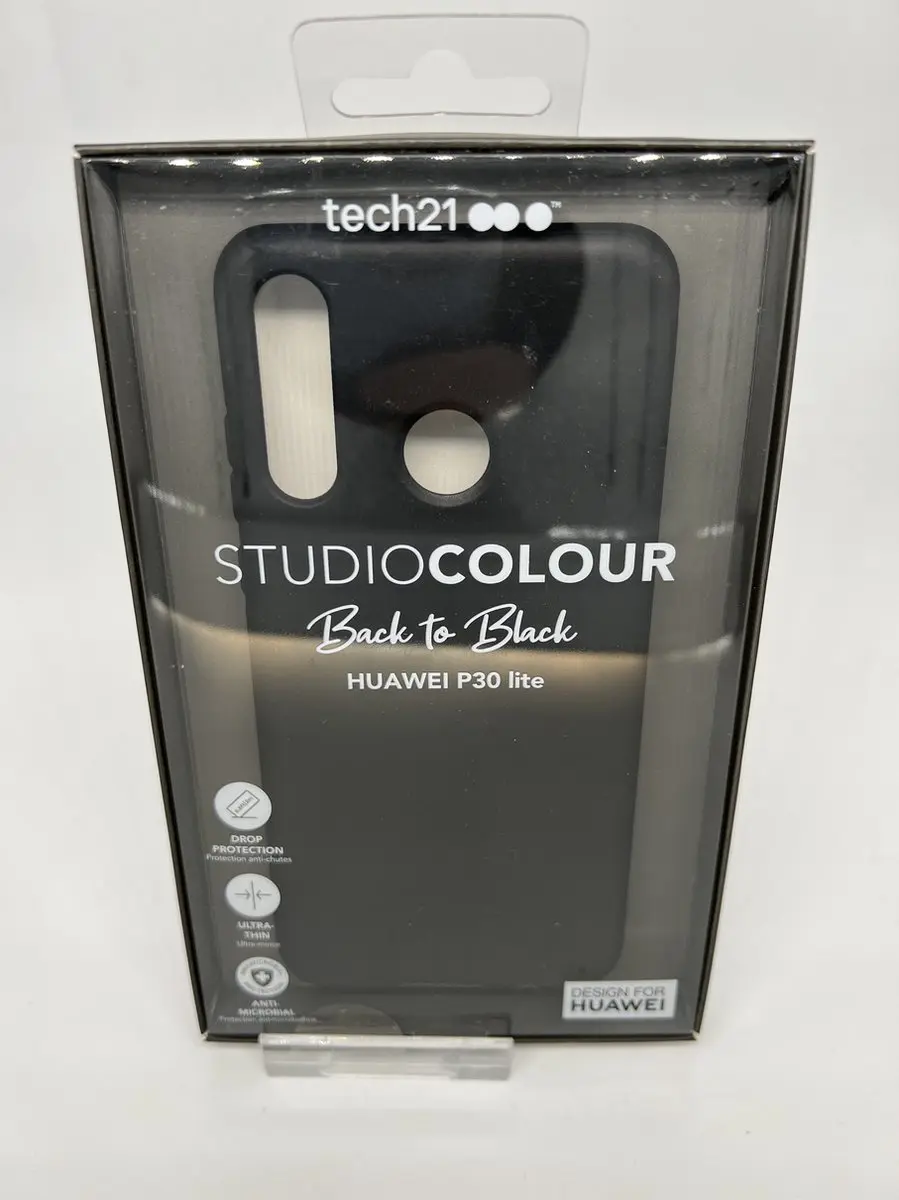 Tech21 Studio Colour Hoesje Huawei P30 Lite - Zwart