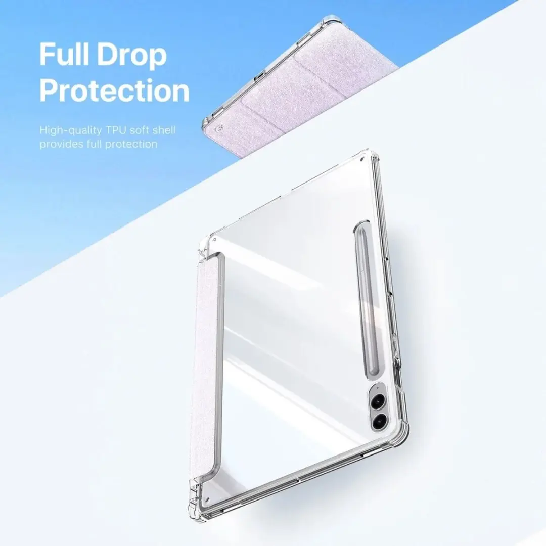Dux Ducis Unid Tri-Fold Hoes Samsung Galaxy Tab S10 Plus - Paars