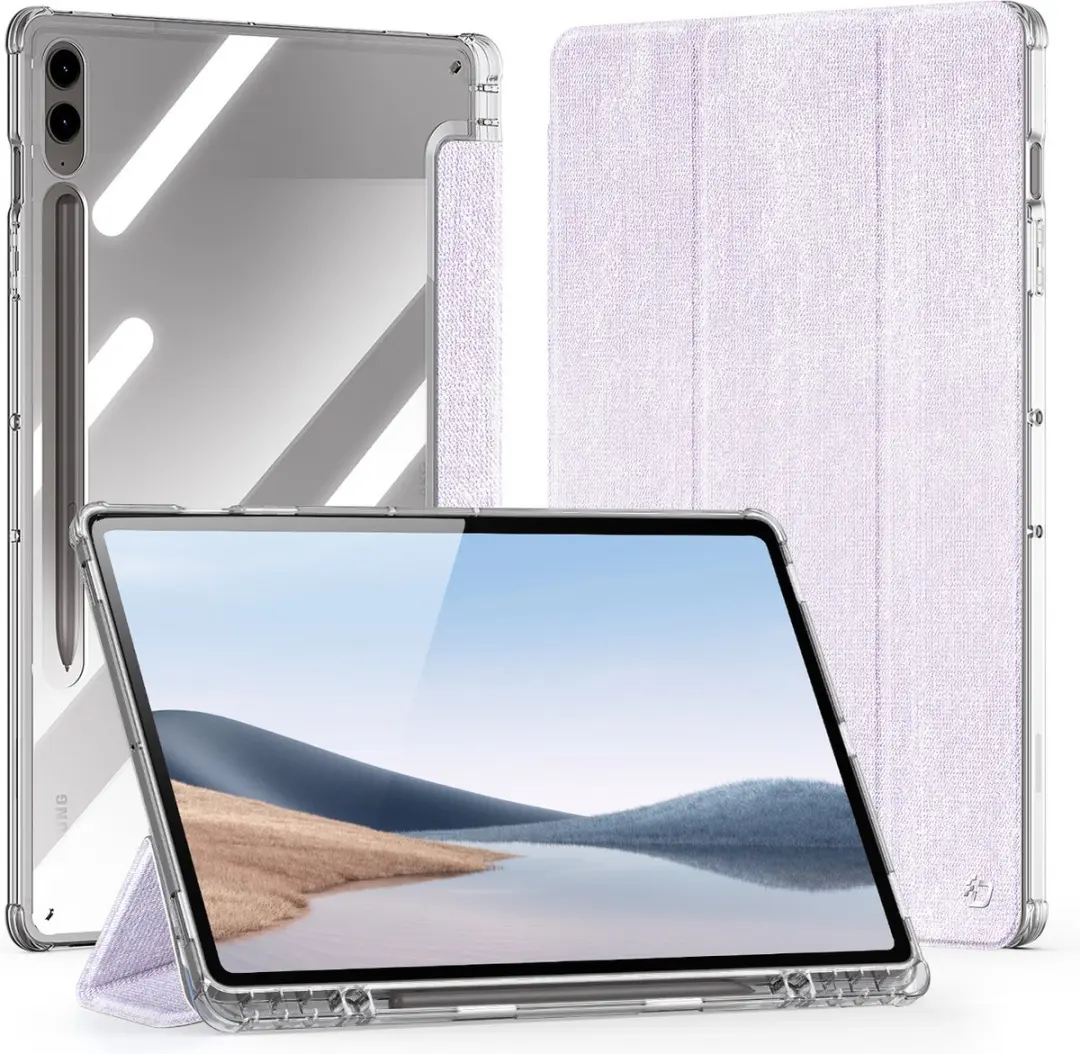 Dux Ducis Unid Tri-Fold Hoes Samsung Galaxy Tab S10 Plus - Paars
