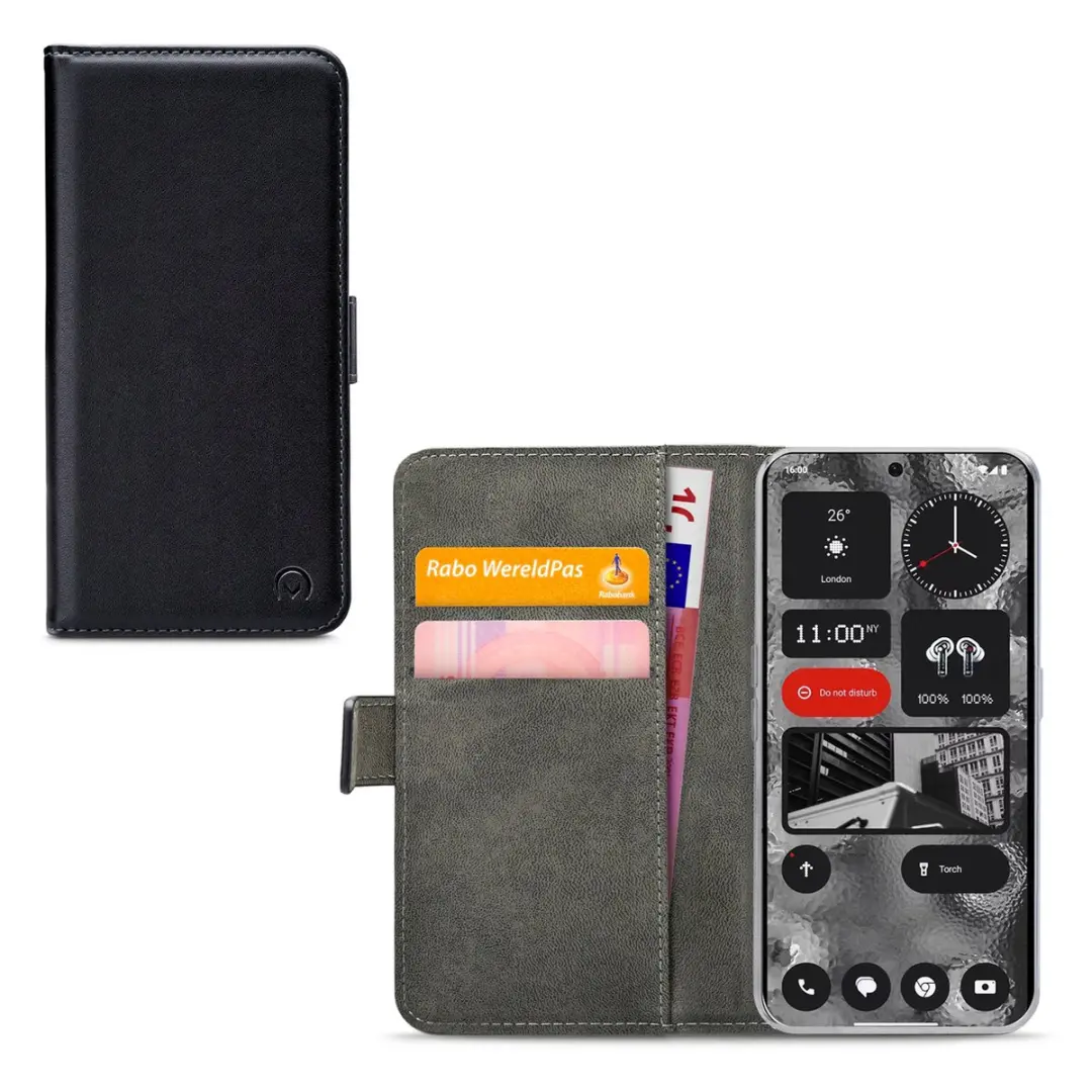 Mobilize Classic Gelly Wallet Bookcase Nothing Phone (2) - Zwart
