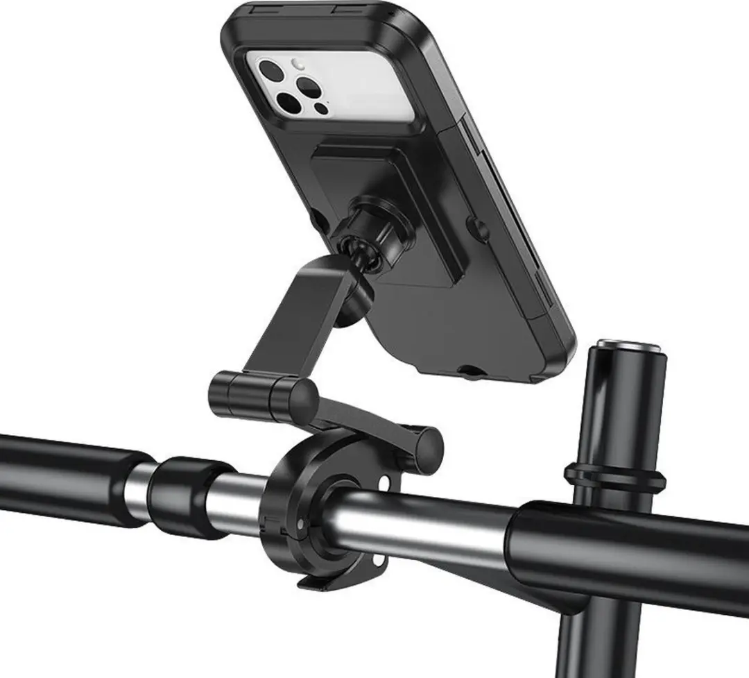 Hoco Telefoonhouder Fiets 4.5-7 inch - Zwart - afbeelding 6 van 6