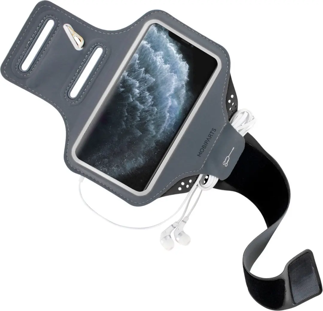 Mobiparts Hardlooparmband MP-102311 - iPhone 11 Pro Max - Zwart