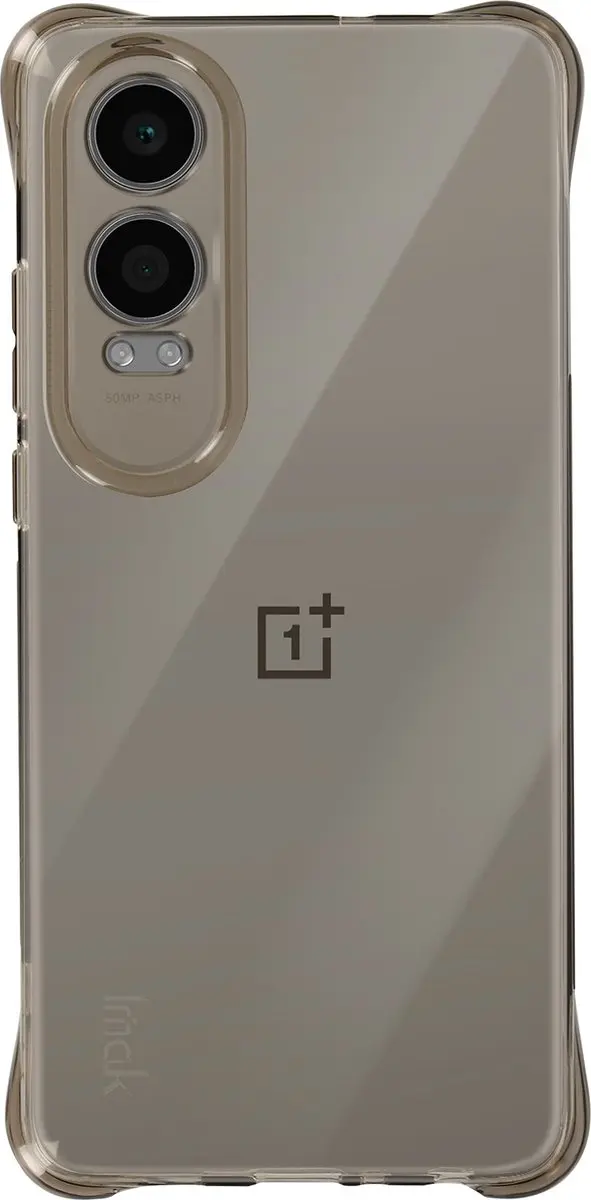 Imak Hoes OnePlus Nord CE 4 Lite Silicone - Transparant zwart
