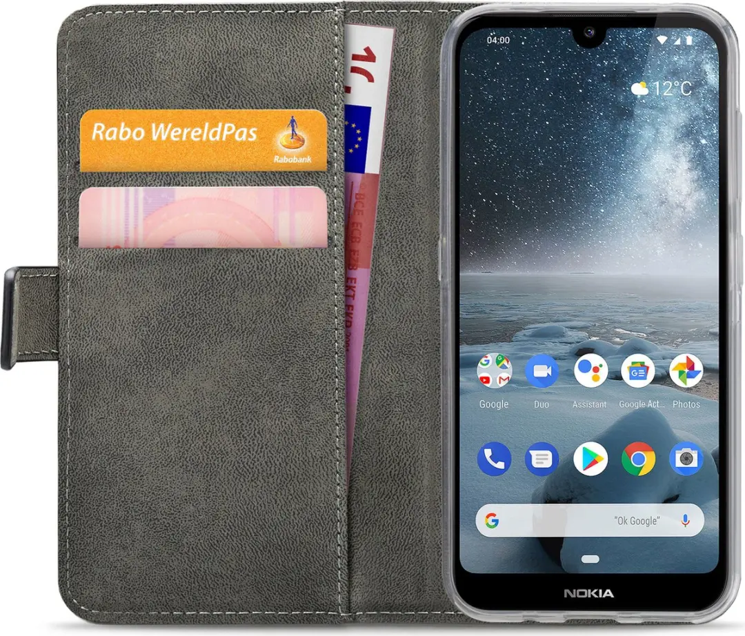 Mobilize Classic Gelly Wallet Bookcase Nokia 4.2 - Zwart