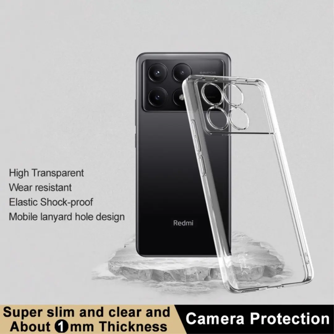 Imak Hoesje Xiaomi Poco X6 Pro 5G - Transparant