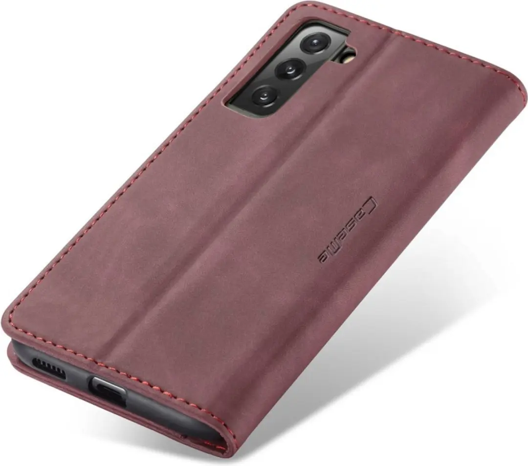 Caseme 013 Book Case Hoesje Samsung Galaxy S22 - Bordeaux