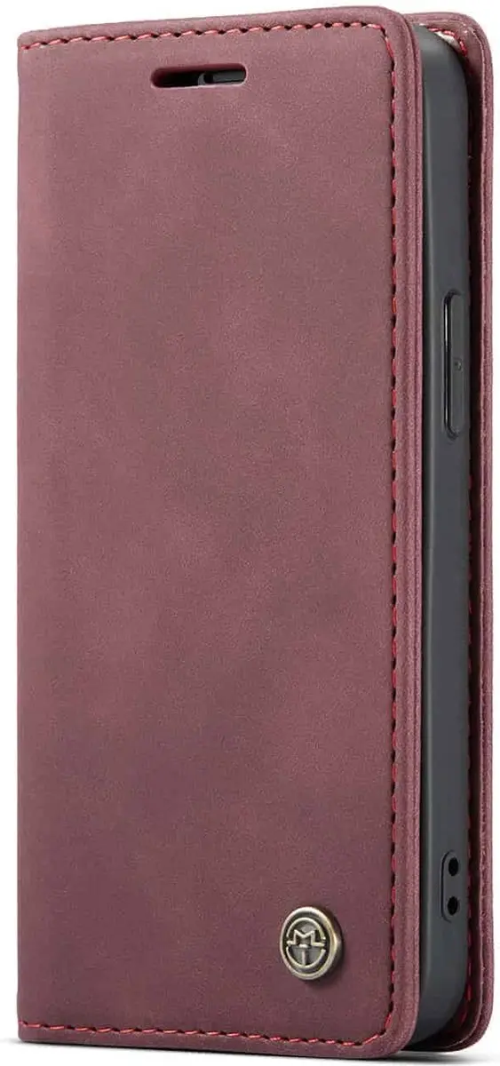 Caseme Retro Boekmodel Hoesje iPhone 12 Pro Max