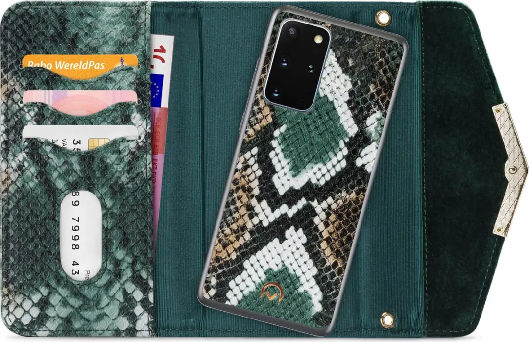 Mobilize 2in1 Gelly Velvet Clutch Samsung Galaxy S20+ - Groen - 4 Stuks