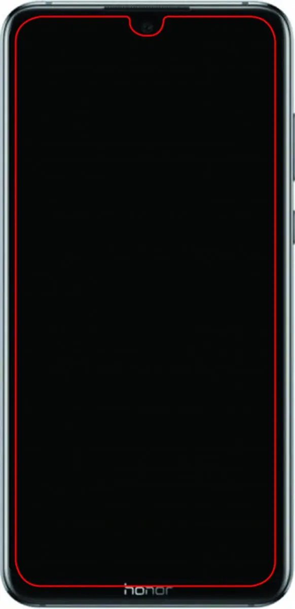 Mobilize HONOR 8X Max Glazen Screenprotector - Case Friendly